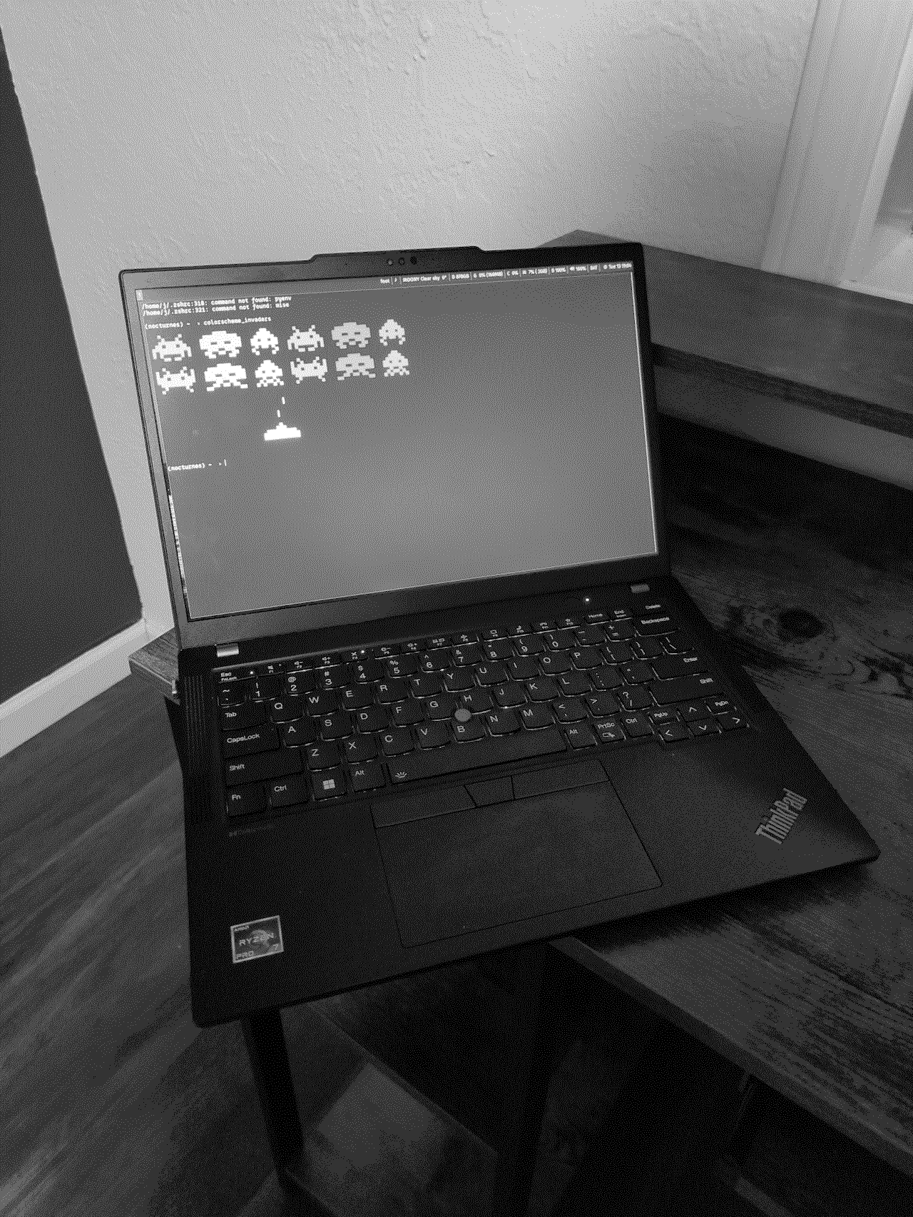 It's a Thinkpad... what did you think it was going to look
like?